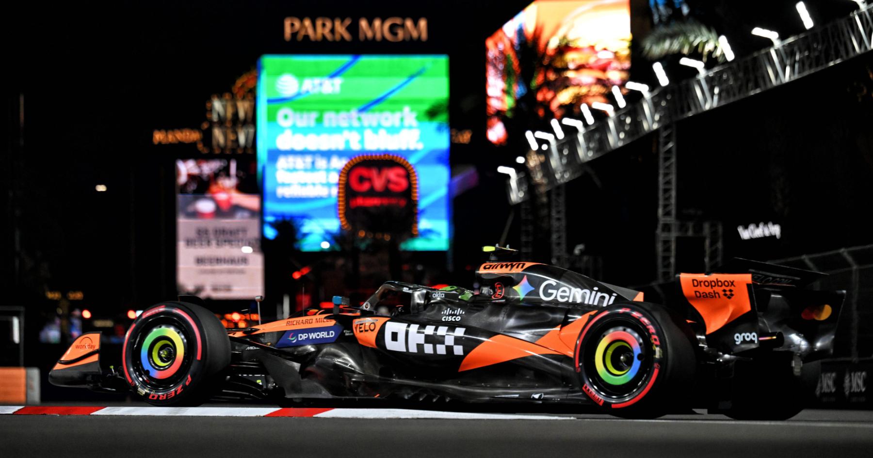 Full starting grid for 2025 F1 Las Vegas Grand Prix