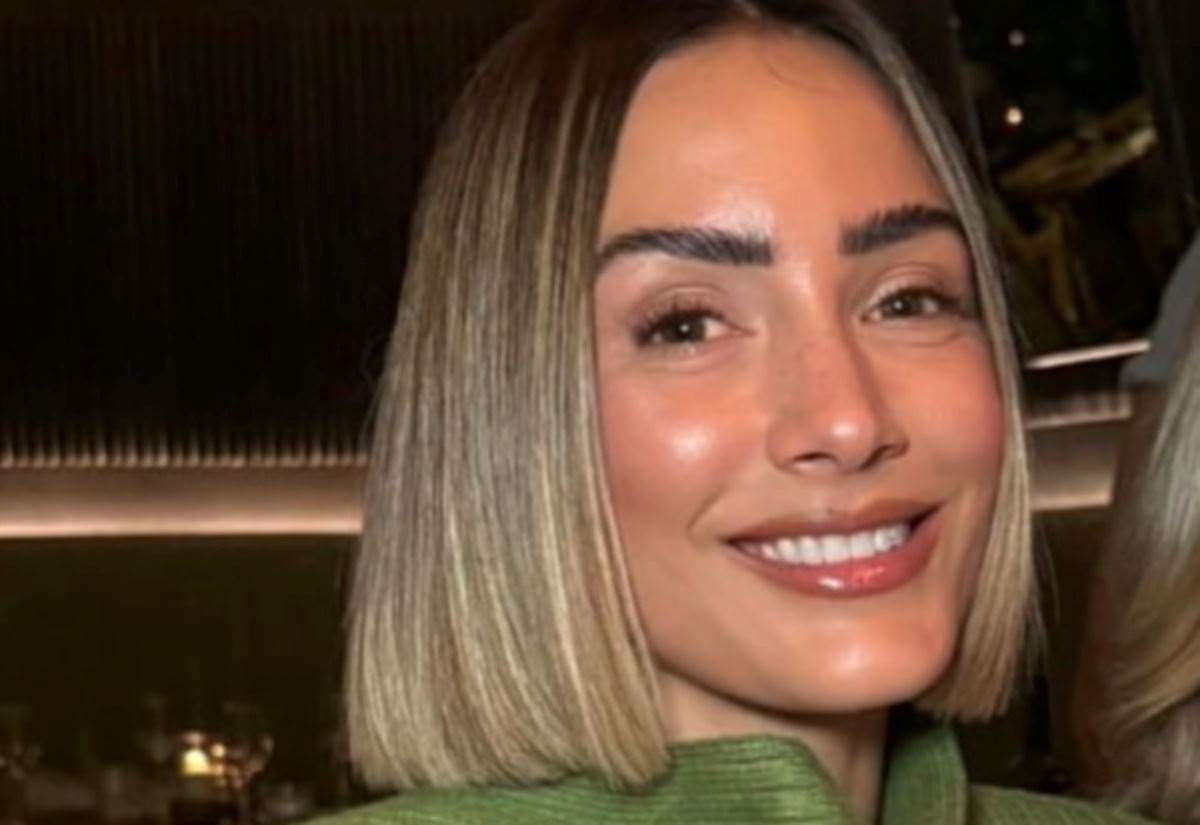 The Saturdays singer Frankie Bridge enjoys weekend getaway in Folkestone