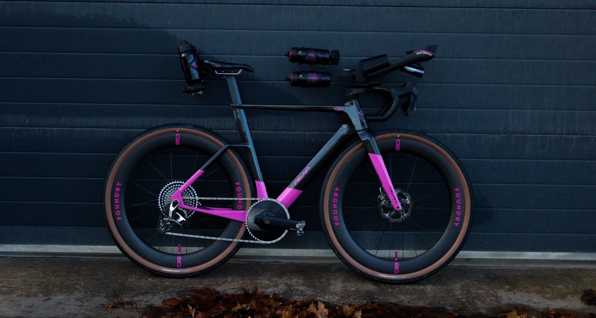 Dan Bigham and REAP combine on wild aero gravel time trial bike mashup