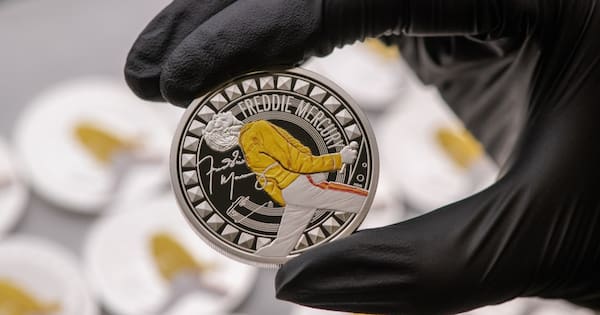 Britain's Royal Mint issues special Freddie Mercury coin