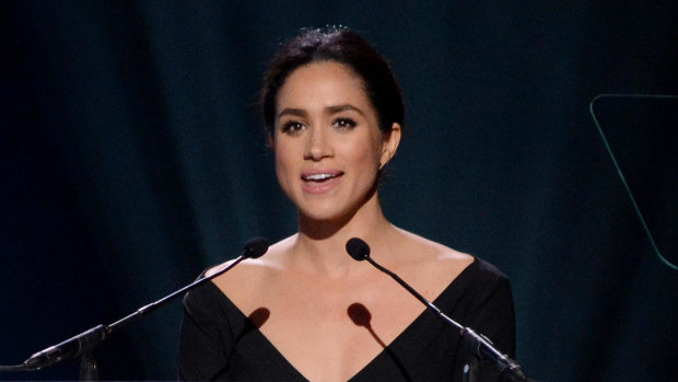 Meghan Markle at the UN Women conference in 2015 where she made this speech.