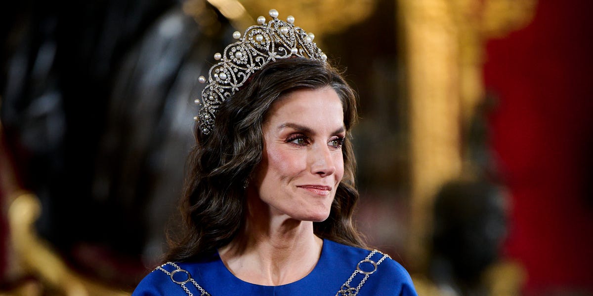 Queen Letizia of Spain Wore a Dramatic Tiara With a Rich Royal Heritage