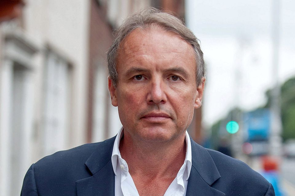 Breifne O’Brien, who was jailed for seven years in 2014 for the theft of over €10m, pictured leaving Dublin Circuit Criminal Court at the time. Photo: Collins