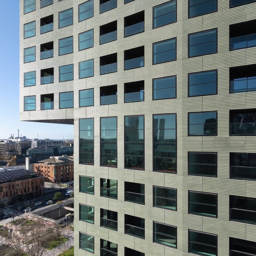 Green skyscraper Buenos Aires