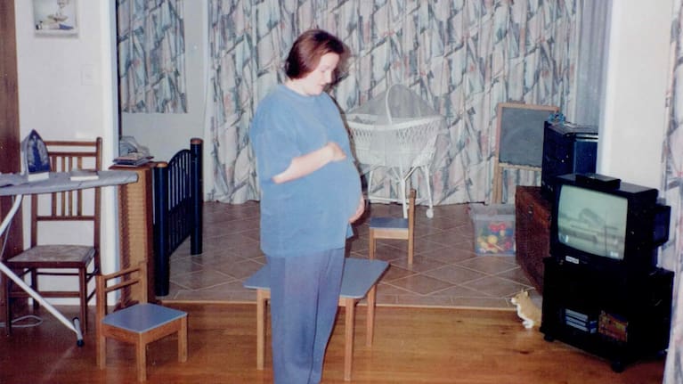 Jacki during her pregnancy.