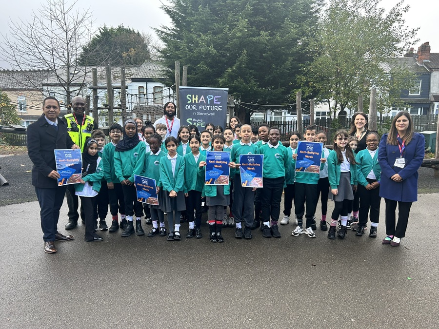 Anti-Bullying Week roadshow 2025 launch at Crocketts Community Primary School, Smethwick
