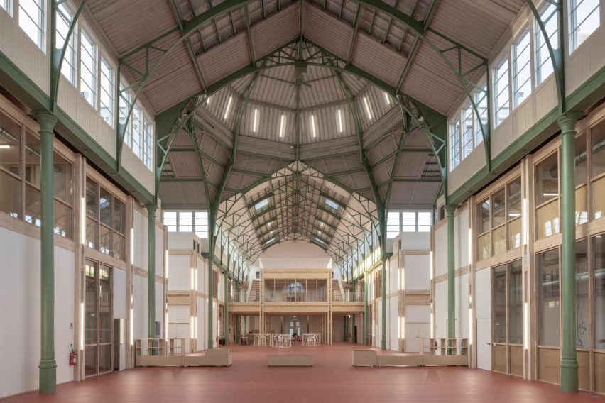 Interior view of renovated Palais Rameau in Lille