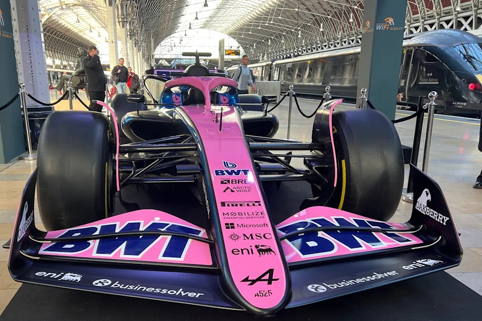 Game changer? F1 car at London Paddington ahead of the launch of a pilot programme for high-speed wifi (Simon Calder)