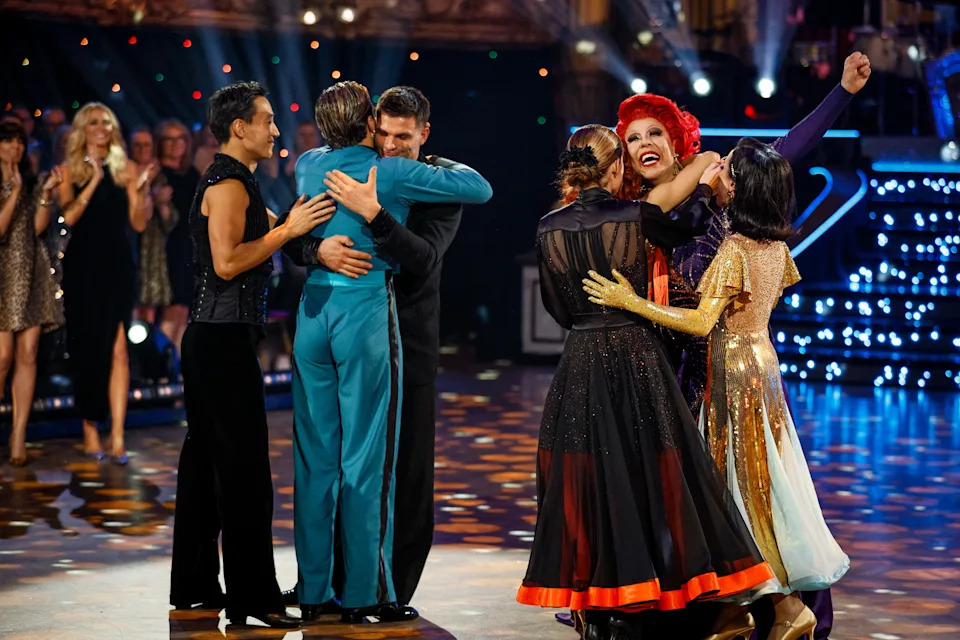 La Voix said goodbye to her fellow Strictly contestants at Blackpool. (BBC)