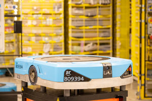 Amazon robotics at EMA4 Sutton Coldfield. Photo by Richard Grange / UNP (United National Photographers)