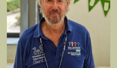 Supporting image for story: Shropshire hospital helper hopes to inspire NHS volunteering