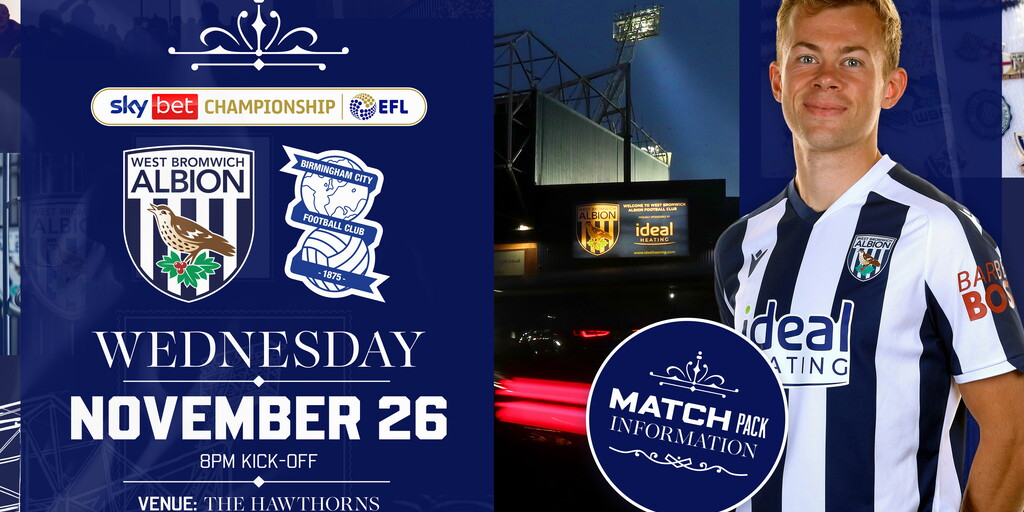 Albion vs Birmingham City | Match Pack