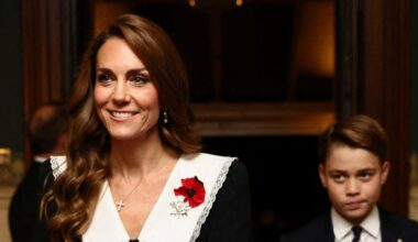 The Princess of Wales Wears Alessandra Rich Dress As She Brings Prince George To Remembrance Event