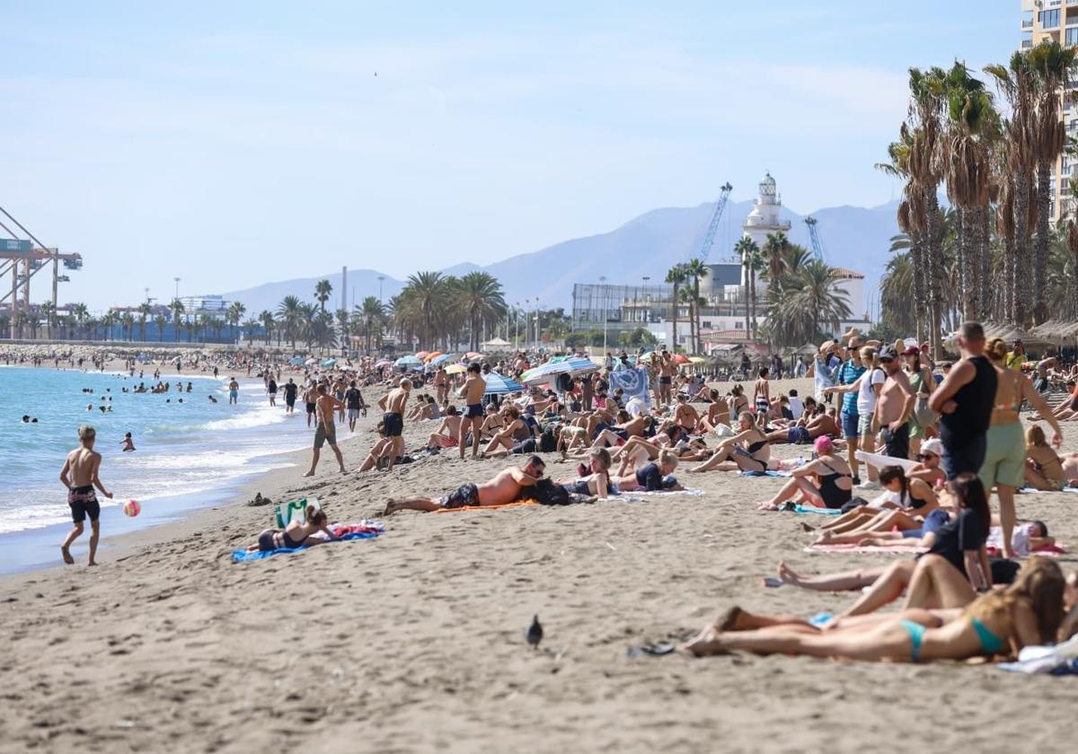 Malaga town records highest maximum temperature in Spain in October