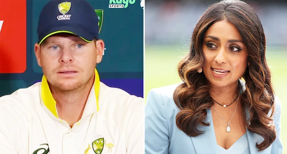 Steve Smith and Isa Guha.