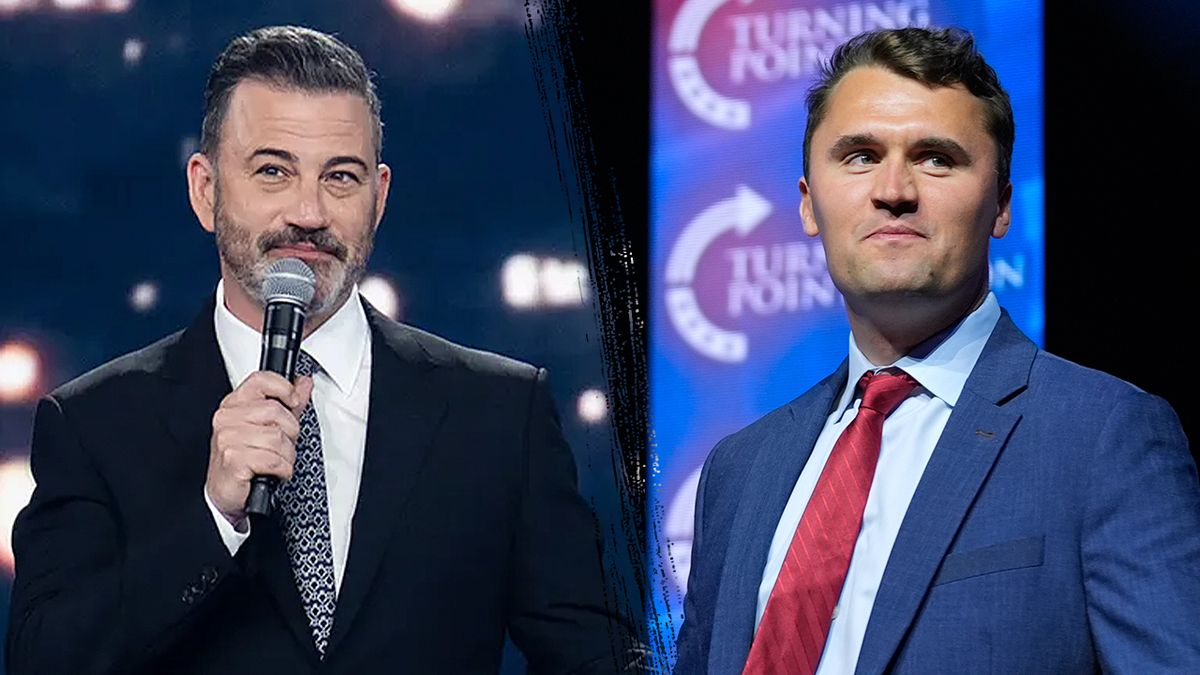 Jimmy Kimmel and Charlie Kirk