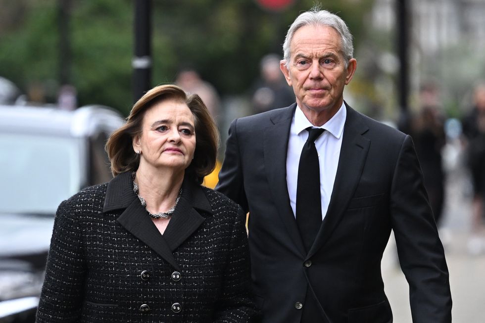 Cherie Blair and Tony Blair