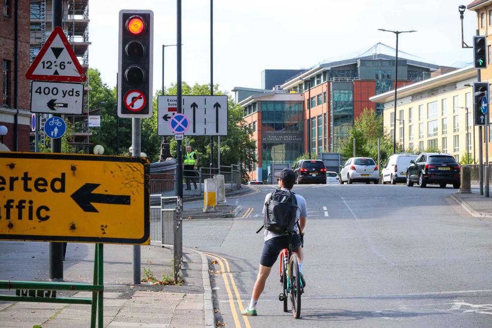 Commuter stopped at red light.jpg
