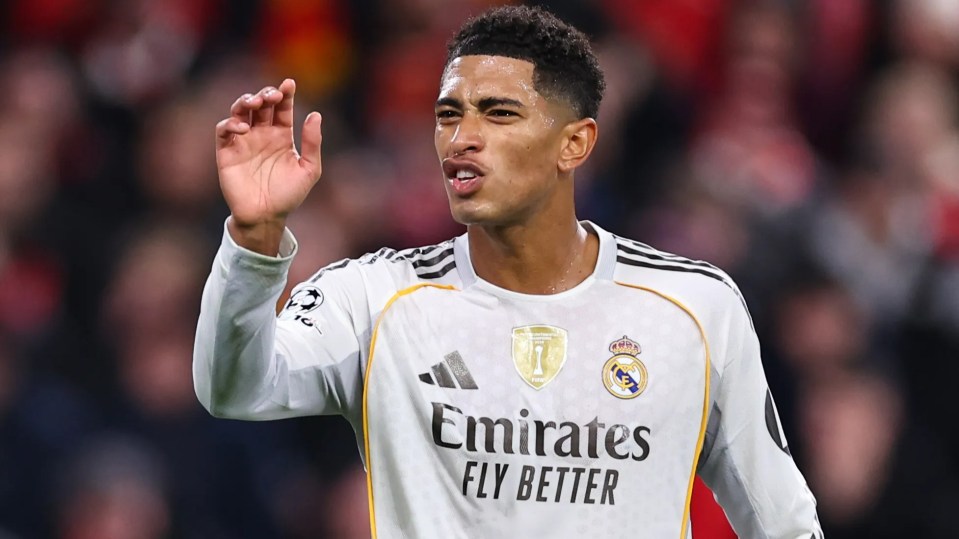 Jude Bellingham gives an interview after Real Madrid defeat to Liverpool