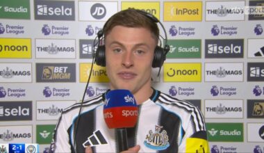 Harvey Barnes offers cheeky response immediately after Scotland World Cup question