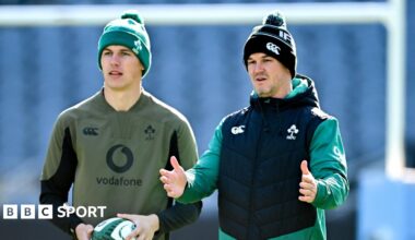 Sam Prendergast and Johnny Sexton