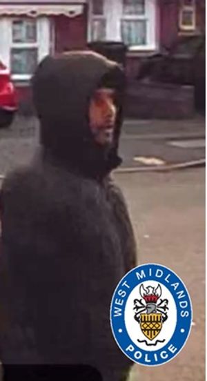 Police want to speak to this man after a vehicle was interfered with in Birmingham