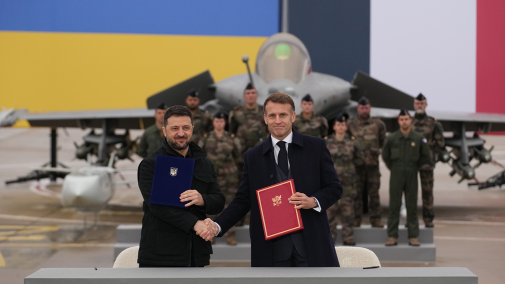 France, Ukraine sign deal framework for potential Rafale jet purchase