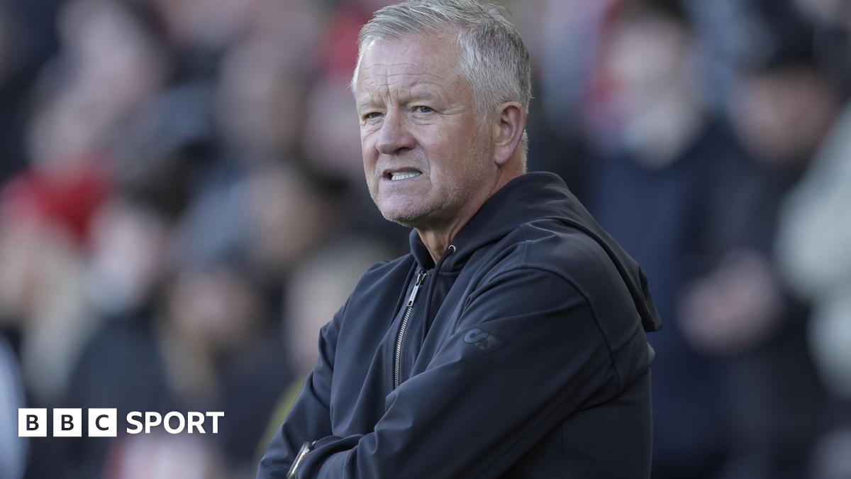 Sheffield United boss Chris Wilder