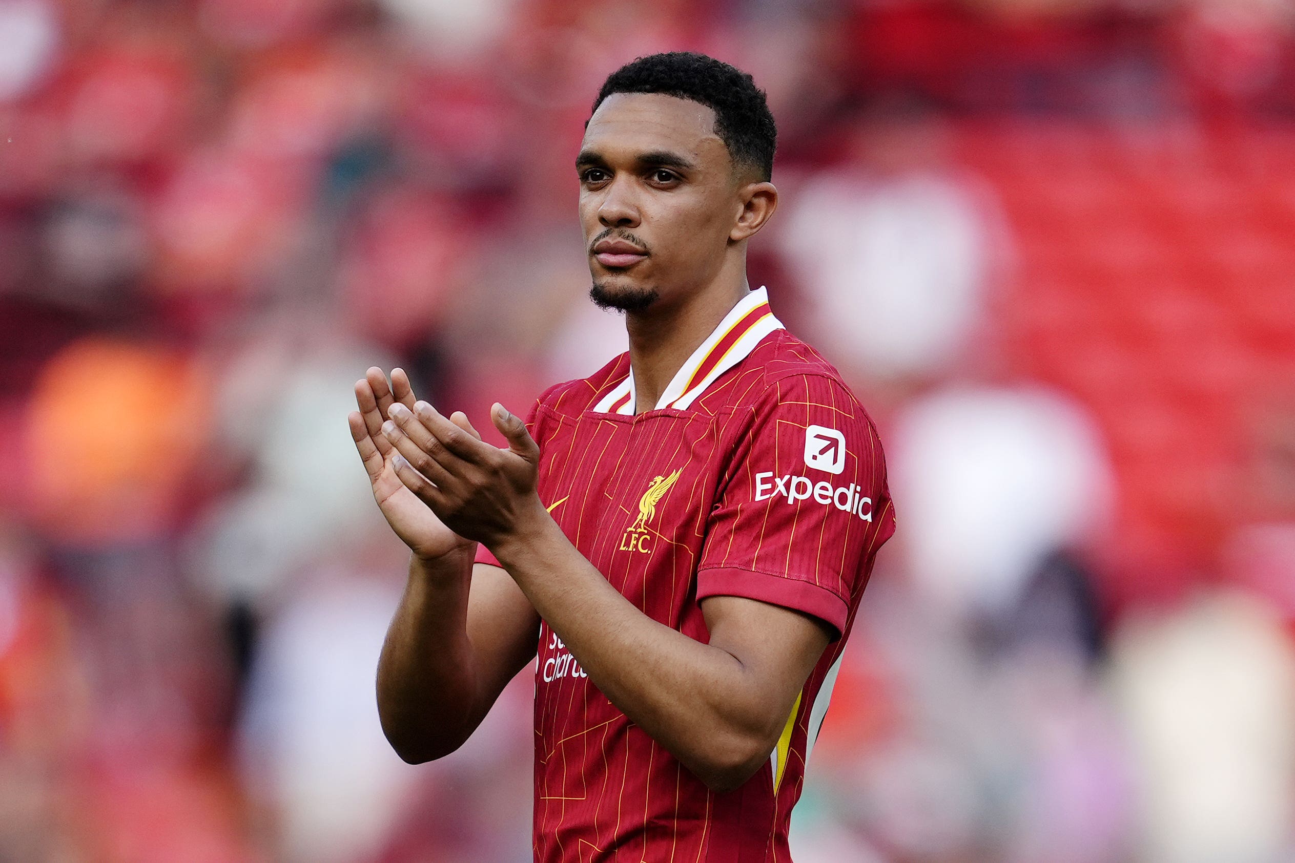Former Liverpool defender Trent Alexander-Arnold is expected to receive a hostile reception on his first return to Anfield