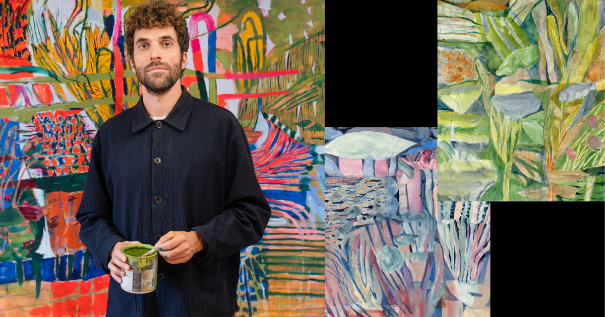 Geoffroy Pithon’s Kaleidoscopic Works Redefine What Painting Can Be