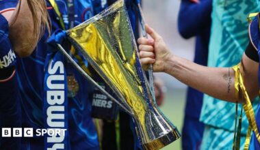 Women's League Cup trophy