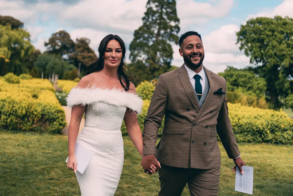 Rebecca and Bailey said yes at the end of Married At First Sight UK