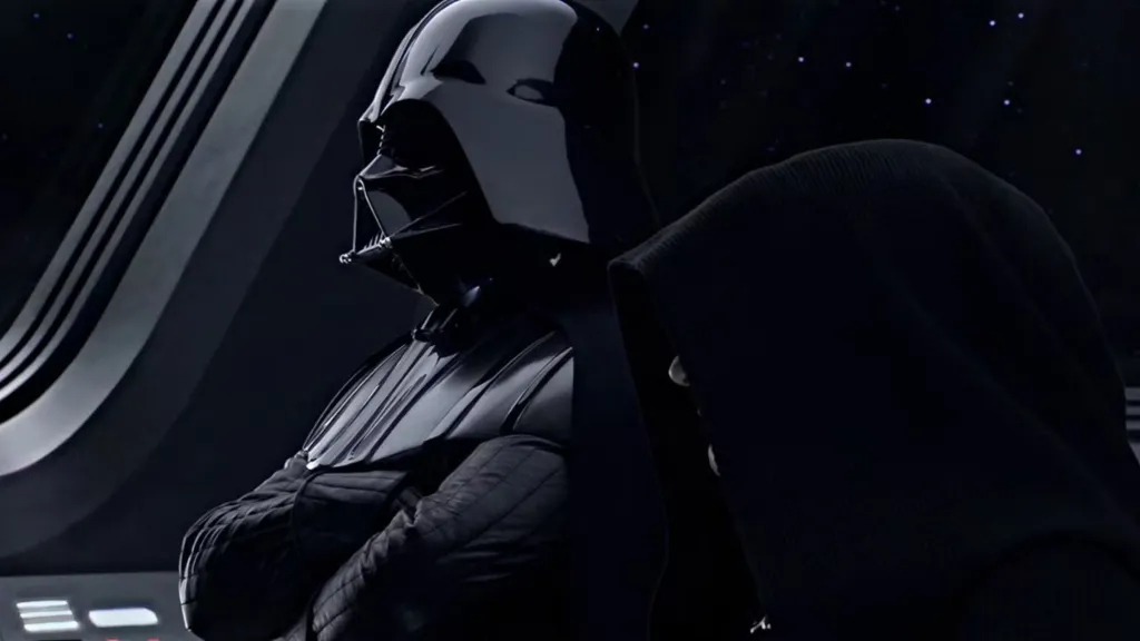 Darth Vader and Palpatine in Star Wars: Revenge of the Sith.
