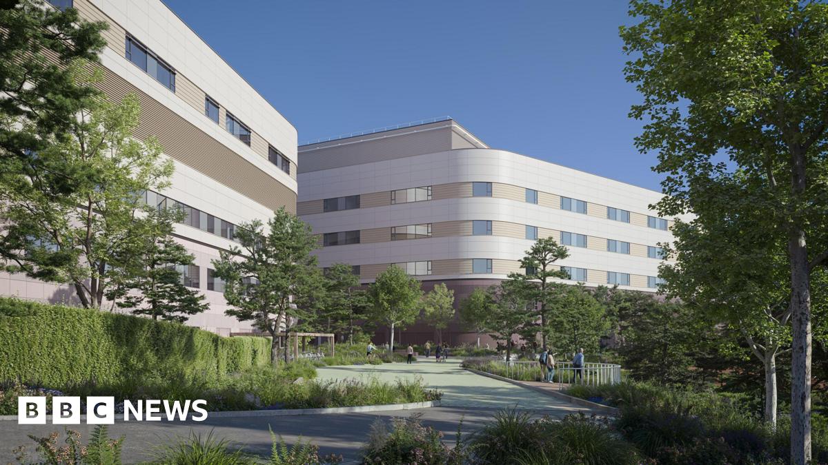 An artist's impression of the proposed Acute Hospital at Overdale in Jersey.