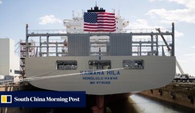 US unions slam Trump for giving China a pass on shipbuilding