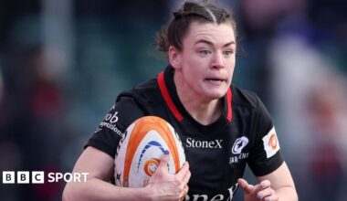 Alysha Corrigan playing for Saracens