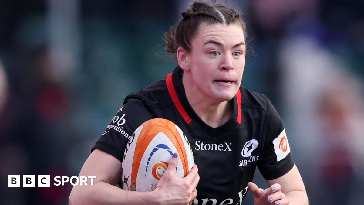 Alysha Corrigan playing for Saracens