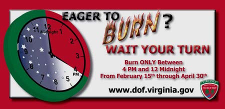 4:00 p.m. Statewide Burn Law Goes into Effect