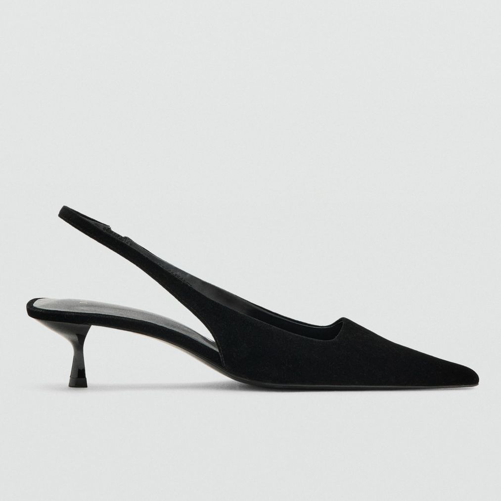 Velvet Heeled Shoes - Women | Mango United Kingdom