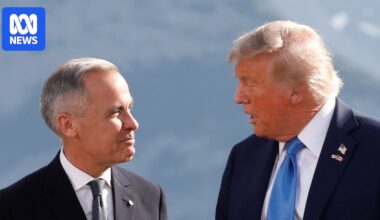 Canadian PM Mark Carney apologises to Donald Trump over anti-tariff Reagan ad