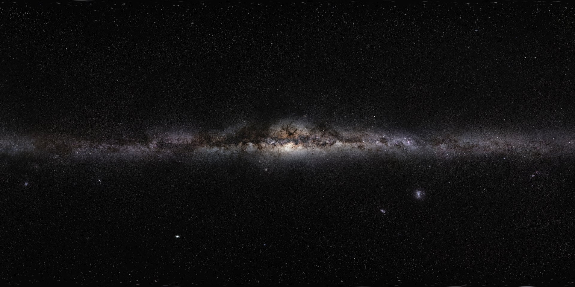 Panoramic view of the Milky Way galaxy taken by the ESO's GigaGalaxy Zoom project. Credit: ESO/S. Brunier
