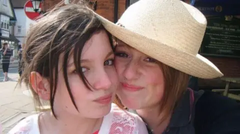 Georgia Barrington Georgia and Daisy as children