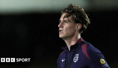 Alex Scott in England training