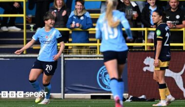 Manchester City 1-0 West Ham: Aoba Fujino goal gives City sixth straight win