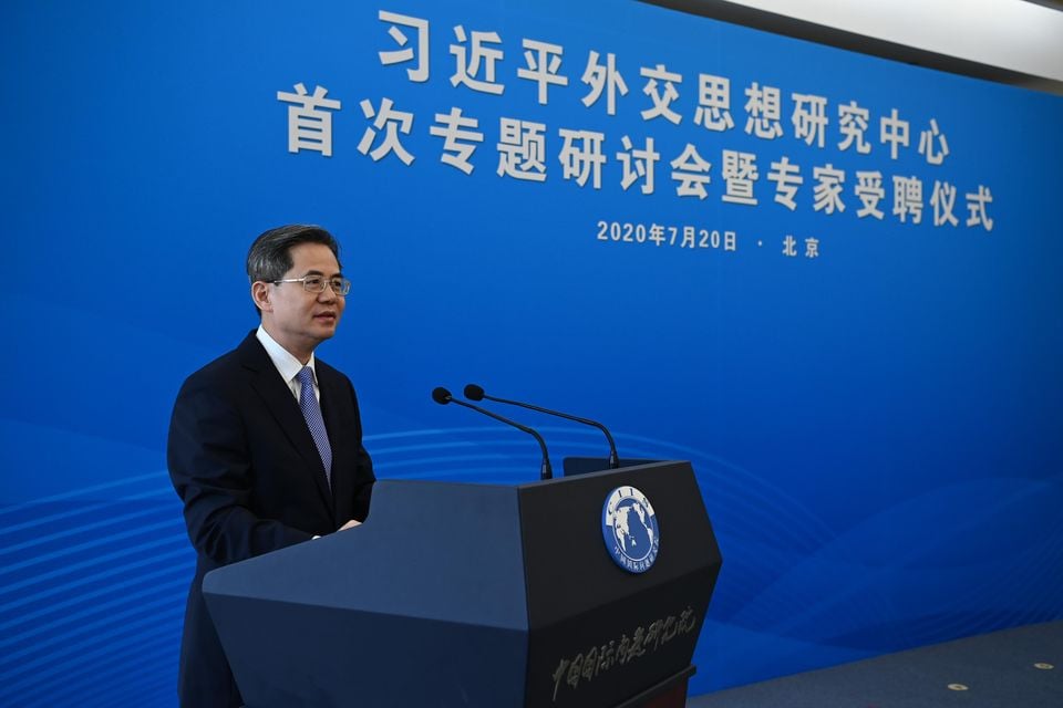 Chinese Ambassador to the UK Zheng Zeguang (Photo by Cui Nan/China News Service via Getty Images)