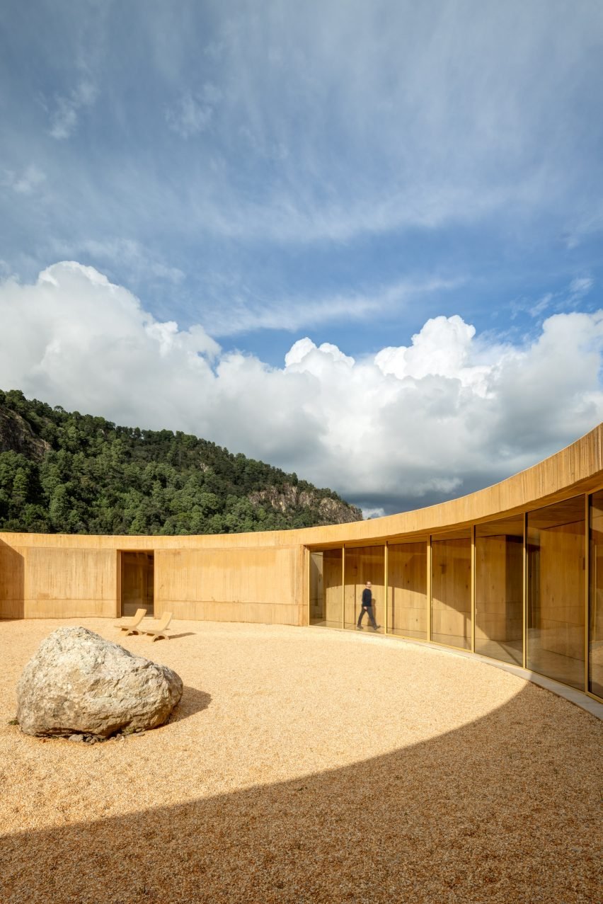 Sundial feature on Mexican house