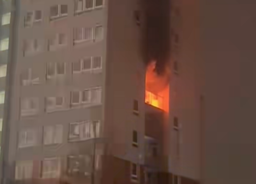 Fire at Knowsley Heights