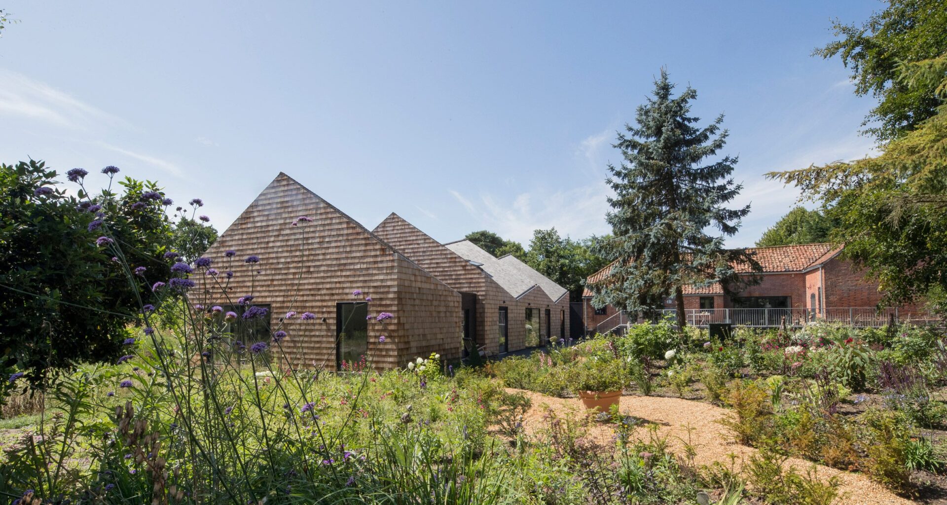 Shingle-covered house