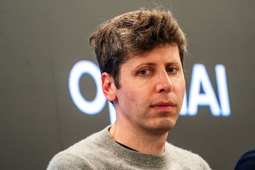 Sam Altman looking sad