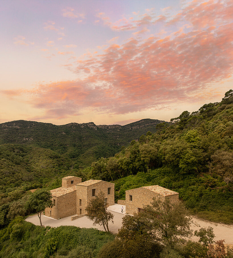 fran silvestre restores limestone farmhouse in spain as off-grid home and workspace